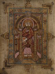 Book Of Kells Pages On Display At Trinity College Dublin Book Of Kells Pages On Display At Trinity College Dublin