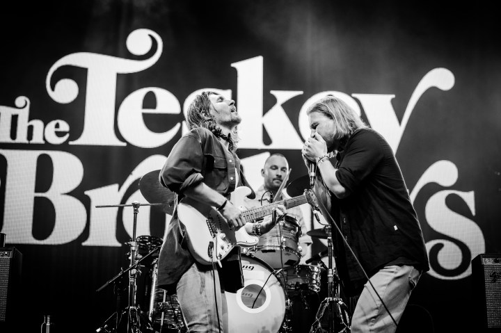 the Teskey Brothers performing at Trinity Summer Series 2025