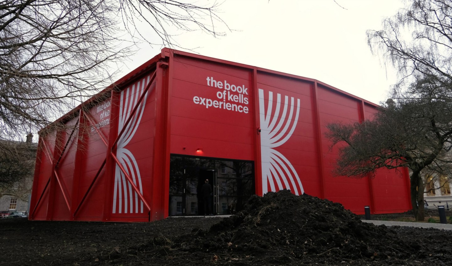 The new Book of Kells Experience in the Red Pavillion